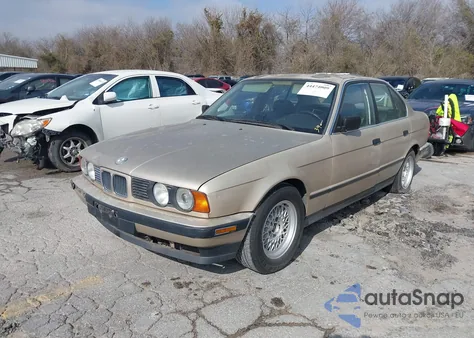 1991 BMW 525 I z USA, uszkodzony, nr VIN WBAHD531XMBF95118